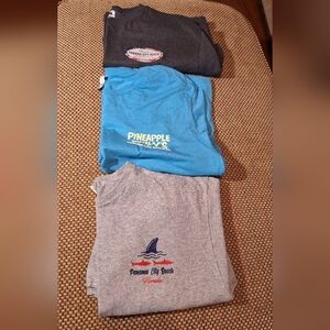 Bundle Of 3 Men's Panama City Beach  T-Shirts Size XL